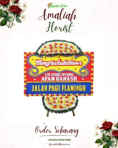 Bunga Papan Congratulation di Panjunan